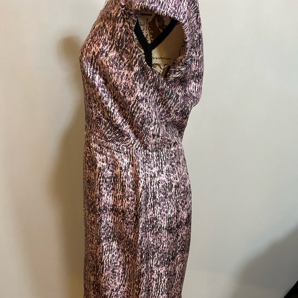 Banana Republic Elegant Pink Patterned Women's Dress - Picture 3 of 6